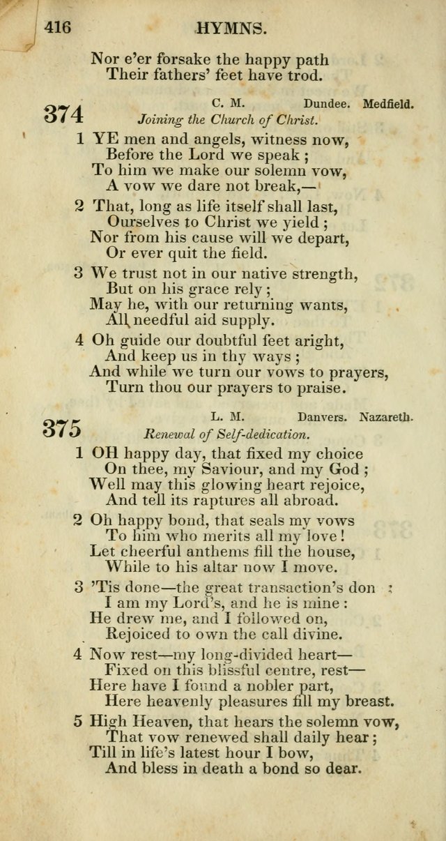 Church Psalmody: a Collection of Psalms and Hymns adapted to public worship page 419