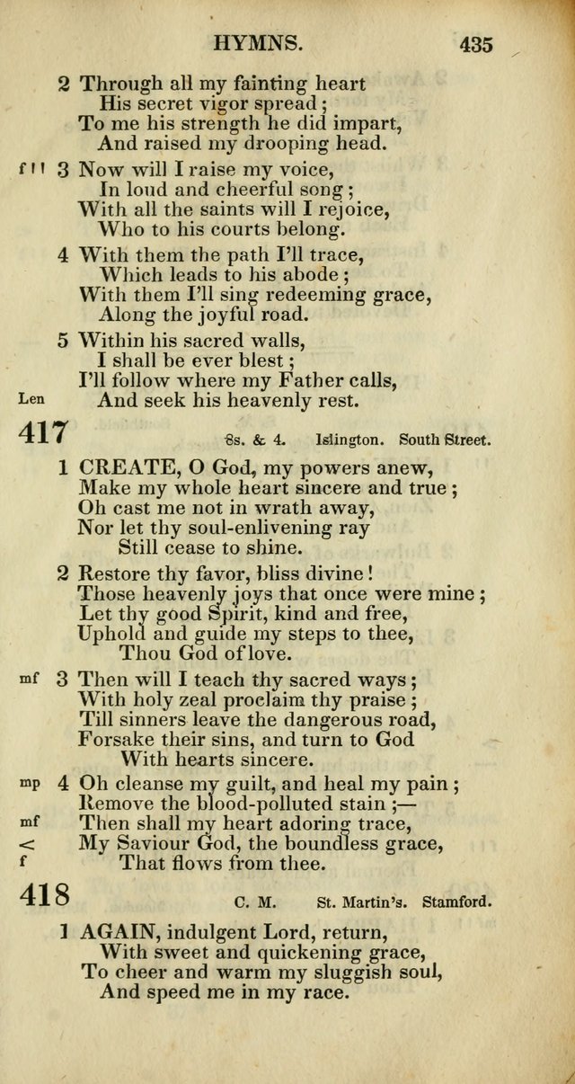 Church Psalmody: a Collection of Psalms and Hymns adapted to public worship page 438