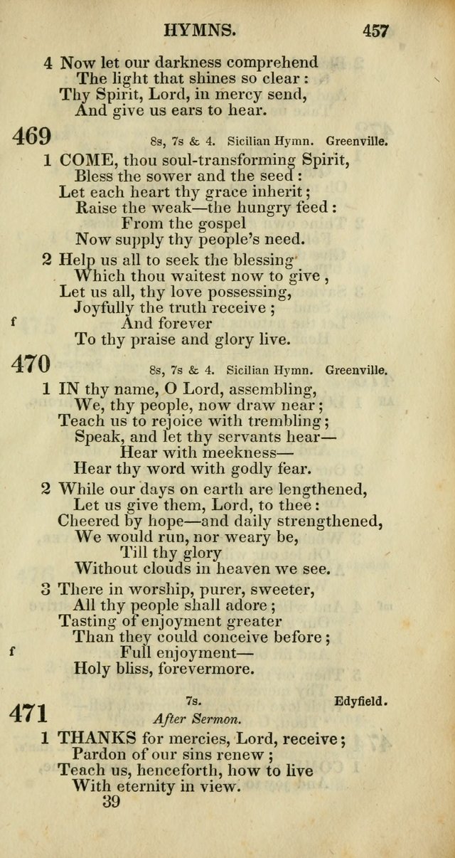 Church Psalmody: a Collection of Psalms and Hymns adapted to public worship page 460