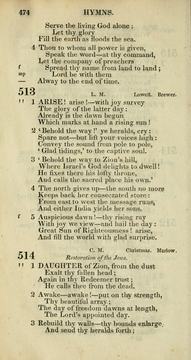 Church Psalmody: a Collection of Psalms and Hymns adapted to public worship page 477