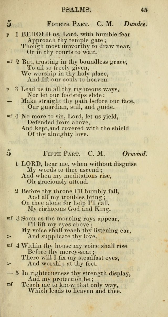 Church Psalmody: a Collection of Psalms and Hymns adapted to public worship page 48