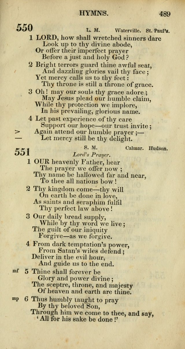 Church Psalmody: a Collection of Psalms and Hymns adapted to public worship page 492