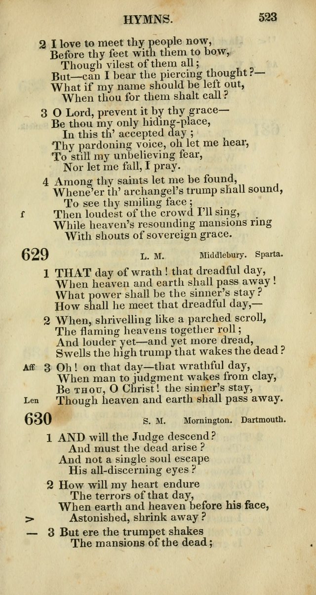 Church Psalmody: a Collection of Psalms and Hymns adapted to public worship page 526