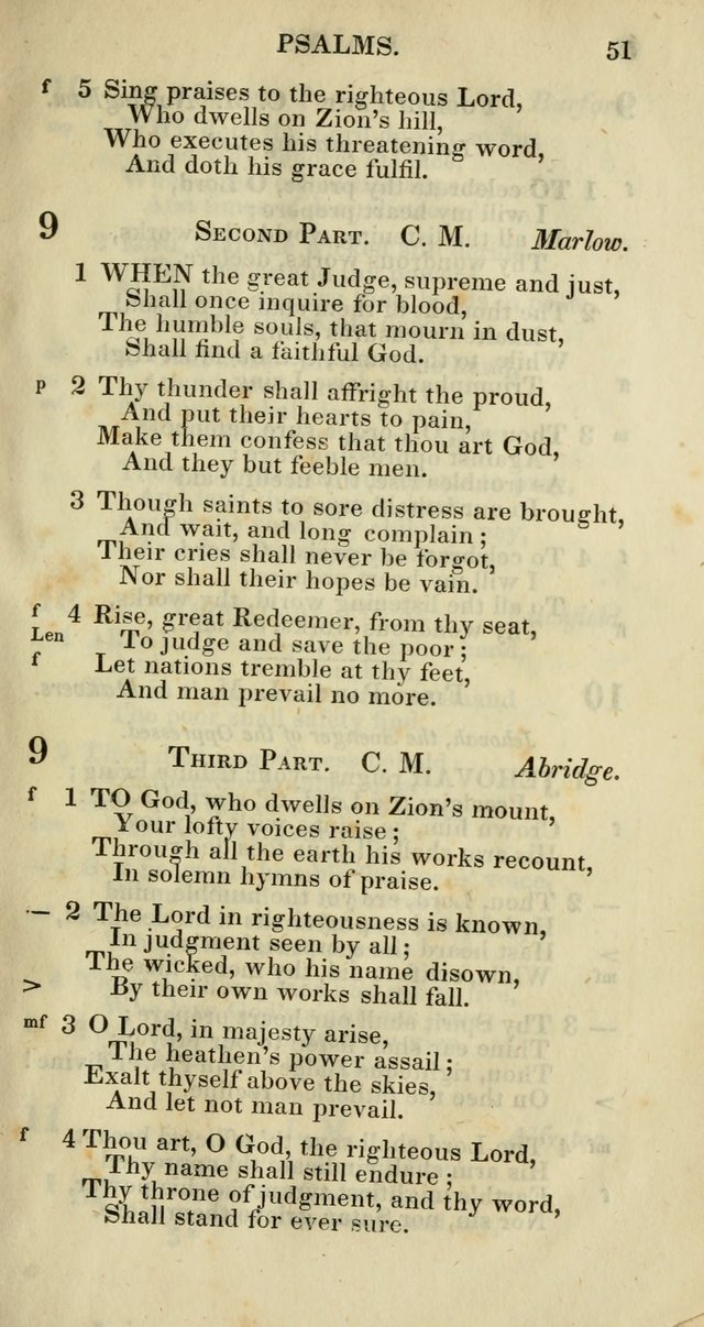 Church Psalmody: a Collection of Psalms and Hymns adapted to public worship page 54