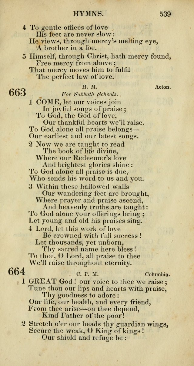 Church Psalmody: a Collection of Psalms and Hymns adapted to public worship page 542