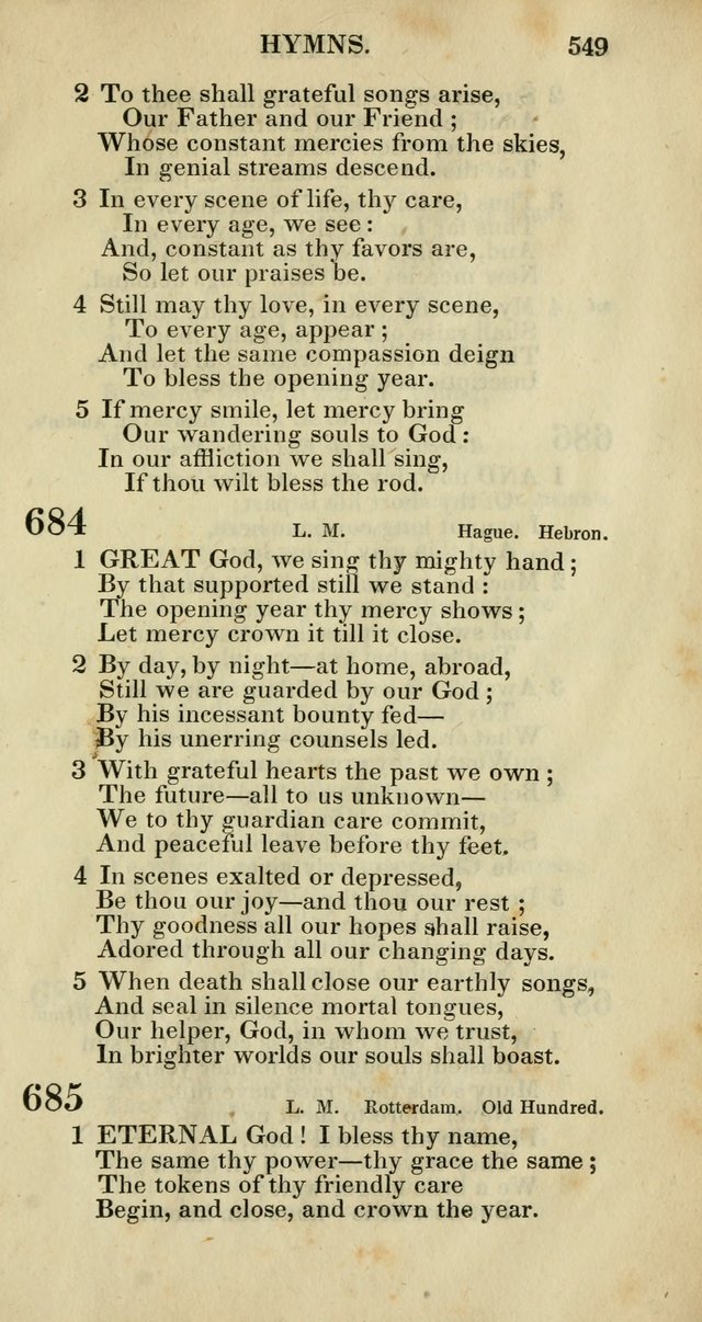 Church Psalmody: a Collection of Psalms and Hymns adapted to public worship page 552