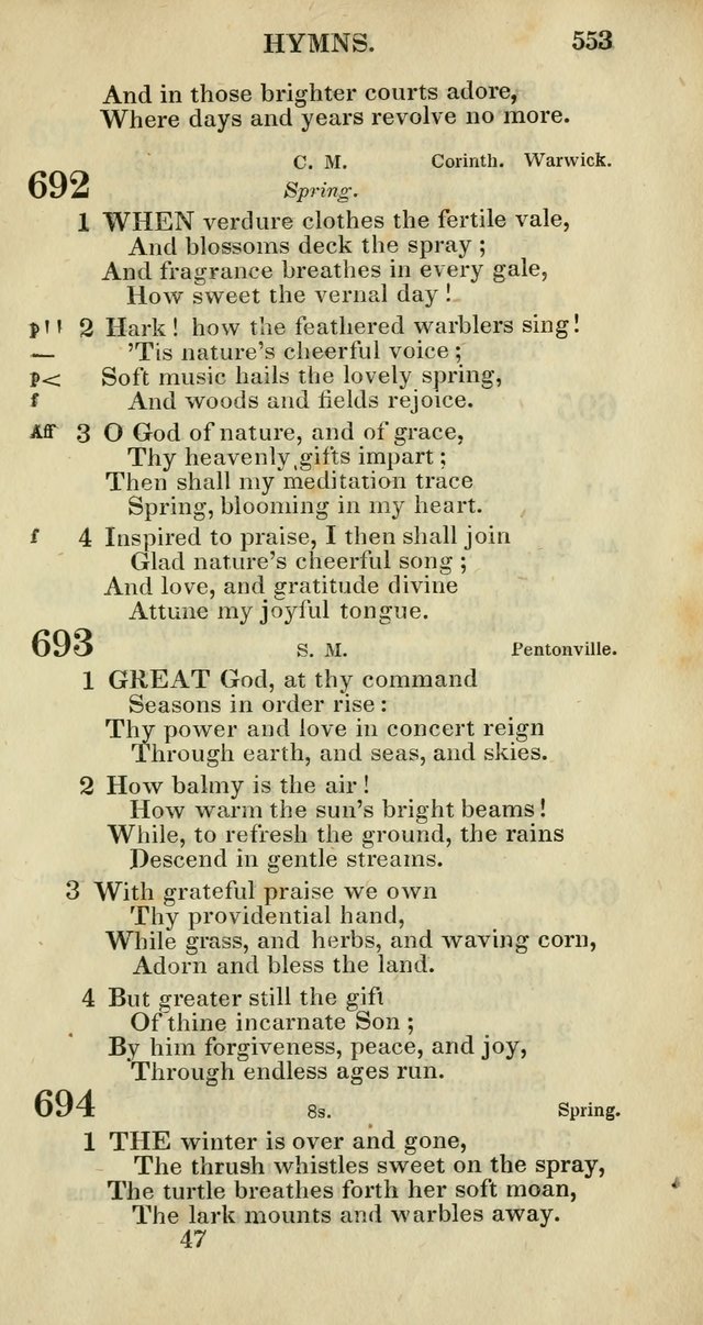 Church Psalmody: a Collection of Psalms and Hymns adapted to public worship page 556