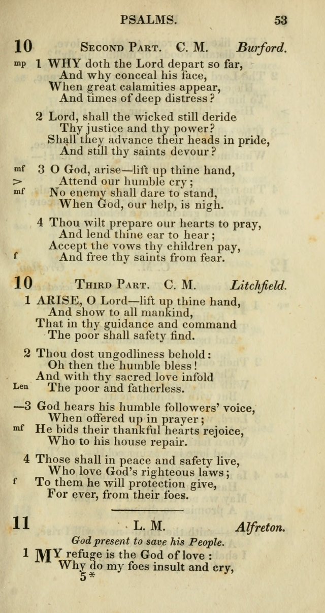 Church Psalmody: a Collection of Psalms and Hymns adapted to public worship page 56