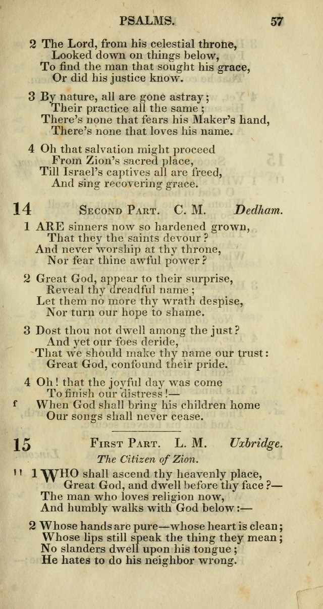 Church Psalmody: a Collection of Psalms and Hymns adapted to public worship page 60
