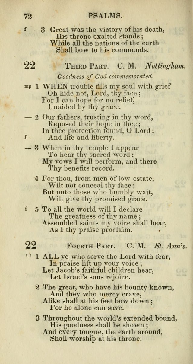 Church Psalmody: a Collection of Psalms and Hymns adapted to public worship page 75