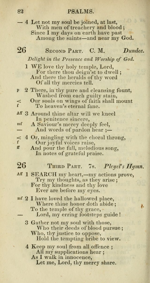 Church Psalmody: a Collection of Psalms and Hymns adapted to public worship page 85