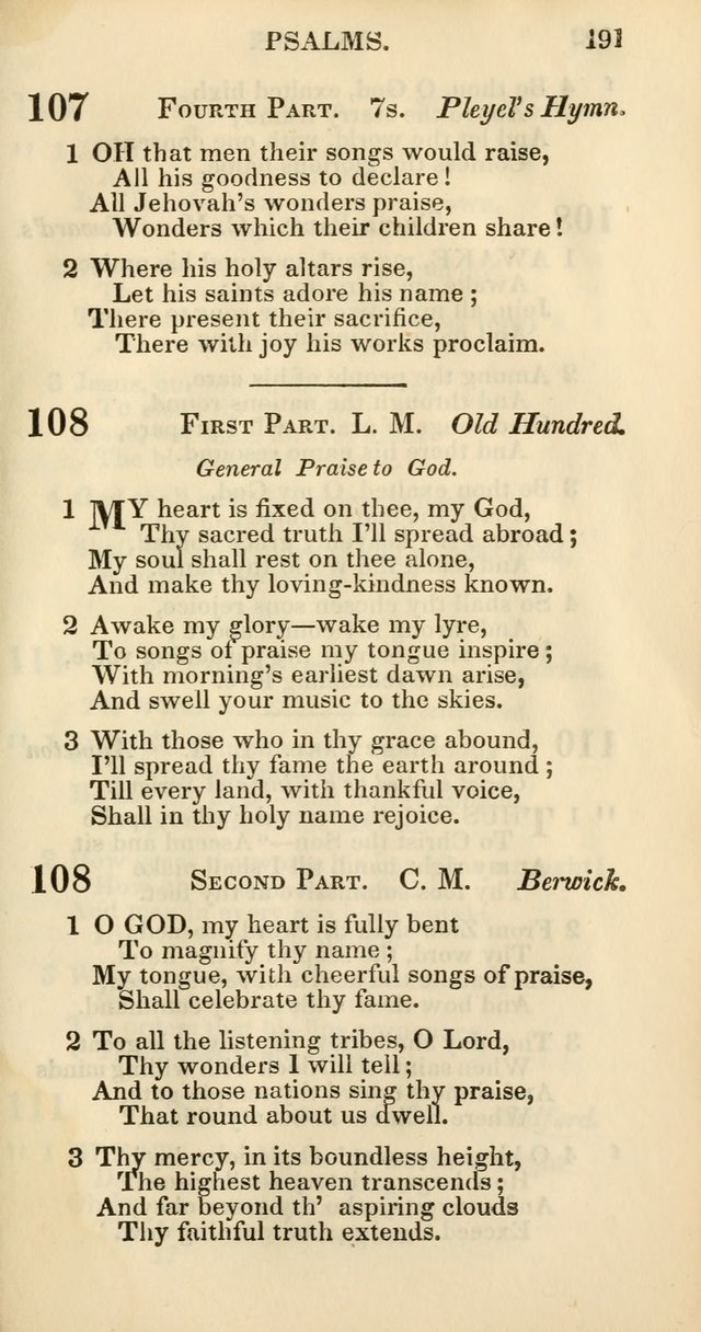 Church Psalmody: a Collection of Psalms and Hymns Adapted to Public Worship page 196