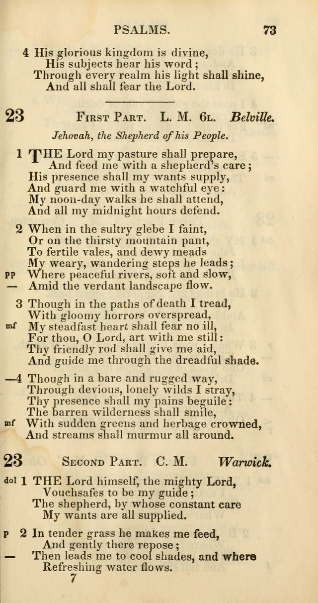 Church Psalmody: a Collection of Psalms and Hymns Adapted to Public Worship page 78