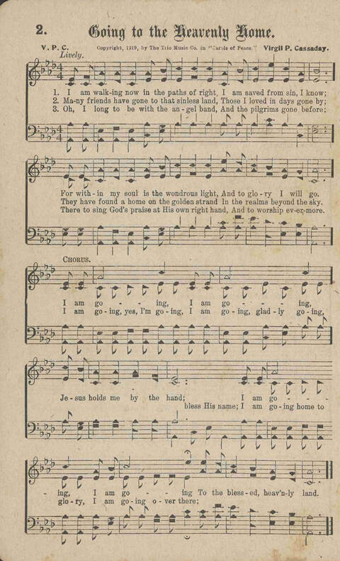 Carols of Peace: for christian work and worship page 2