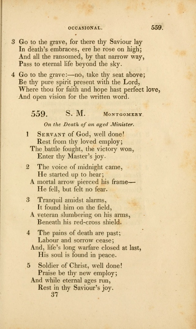A Collection of Psalms and Hymns for Christian Worship. (3rd ed.) page 407