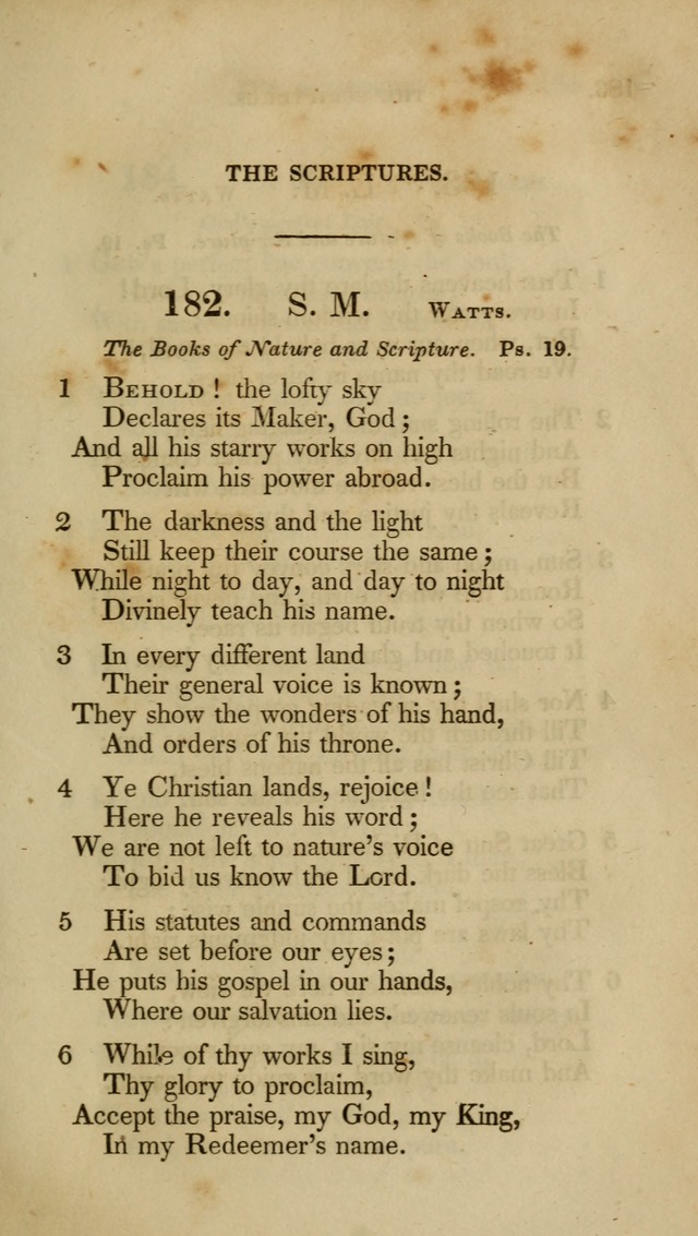 A Collection of Psalms and Hymns for Christian Worship (6th ed.) page 137