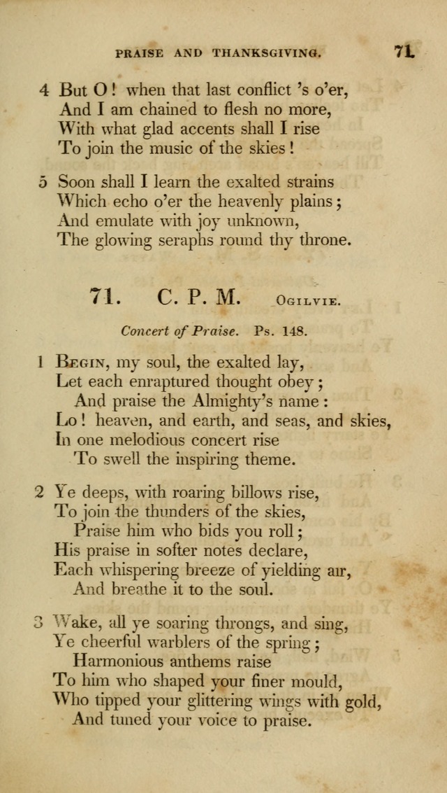 A Collection of Psalms and Hymns for Christian Worship (6th ed.) page 51