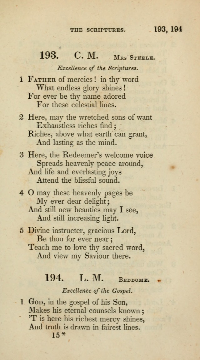 A Collection of Psalms and Hymns for Christian Worship (10th ed.) page 145