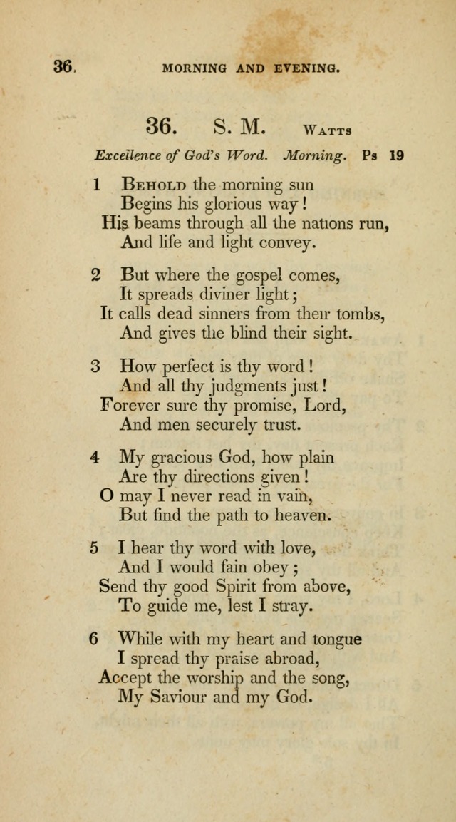 A Collection of Psalms and Hymns for Christian Worship (10th ed.) page 26