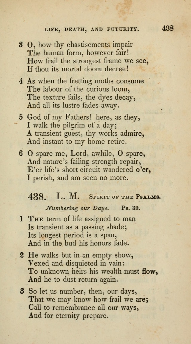 A Collection of Psalms and Hymns for Christian Worship (10th ed.) page 317