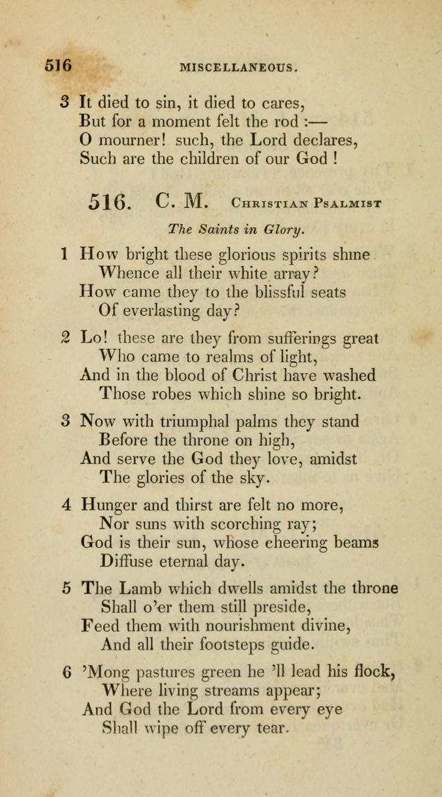 A Collection of Psalms and Hymns for Christian Worship (10th ed.) page 374