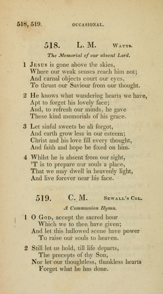 A Collection of Psalms and Hymns for Christian Worship (10th ed.) page 376