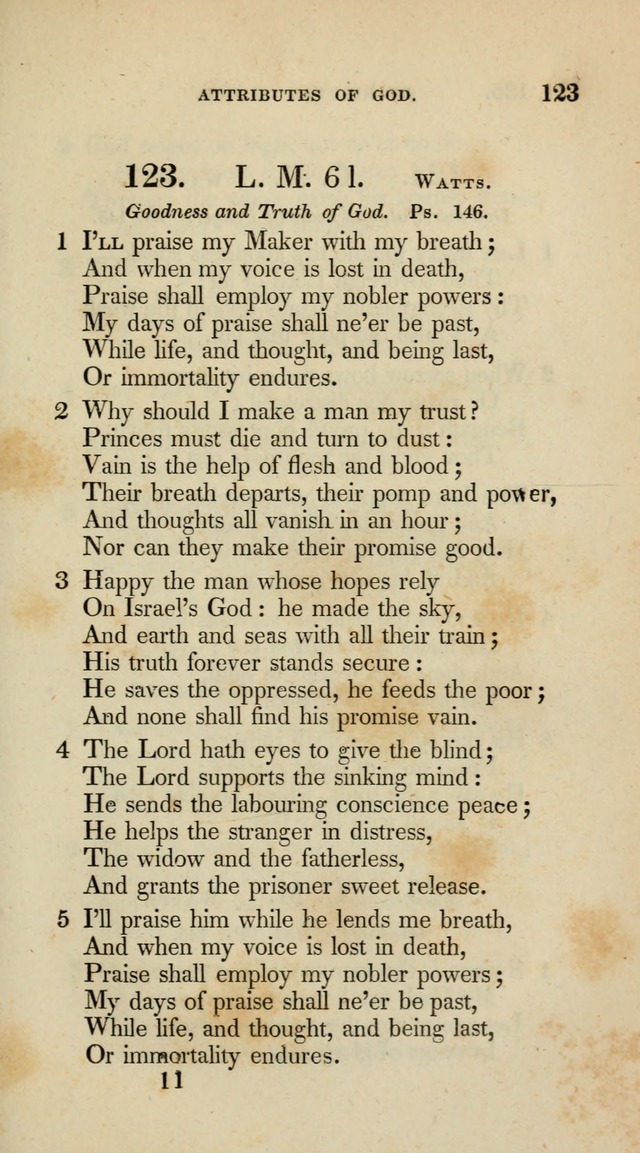 A Collection of Psalms and Hymns for Christian Worship (10th ed.) page 93