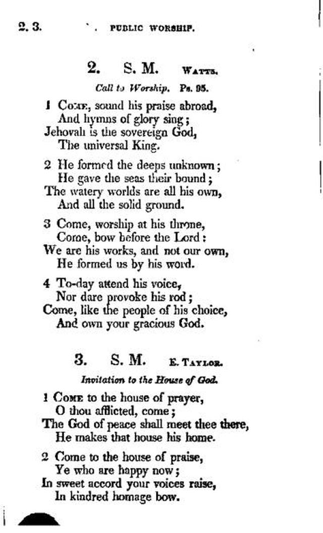 A Collection of Psalms and Hymns for Christian Worship. 16th ed. page 2