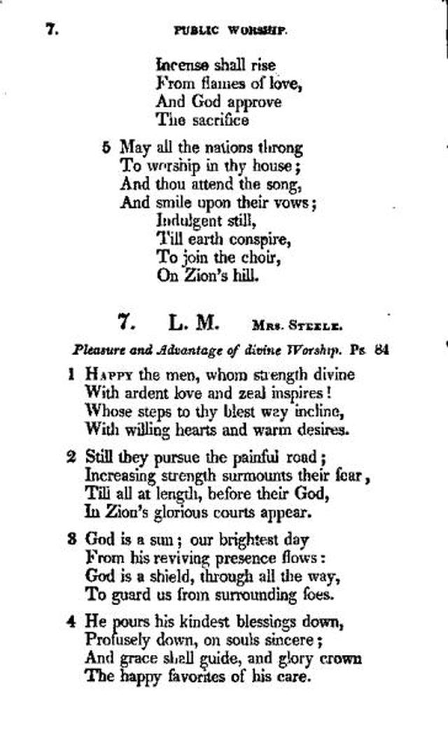 A Collection of Psalms and Hymns for Christian Worship. 16th ed. page 6