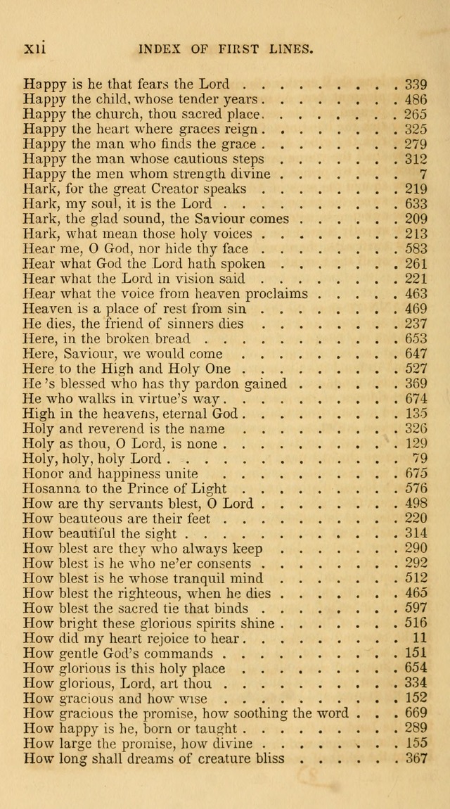 A Collection of Psalms and Hymns for Christian Worship. (45th ed.) page 12