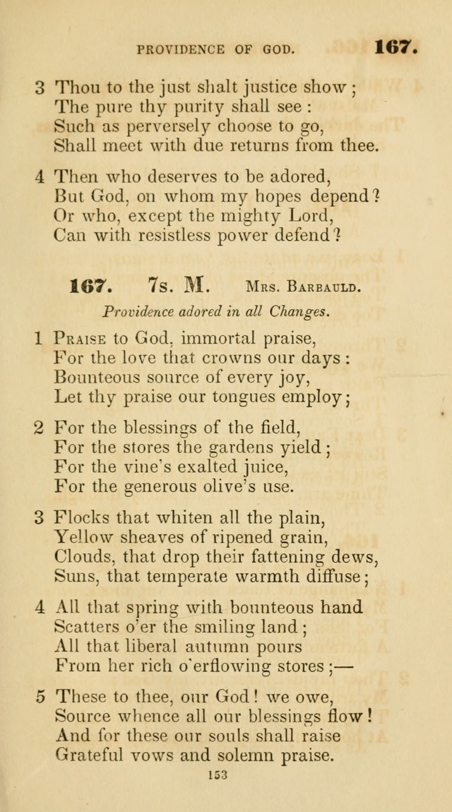 A Collection of Psalms and Hymns for Christian Worship. (45th ed.) page 153