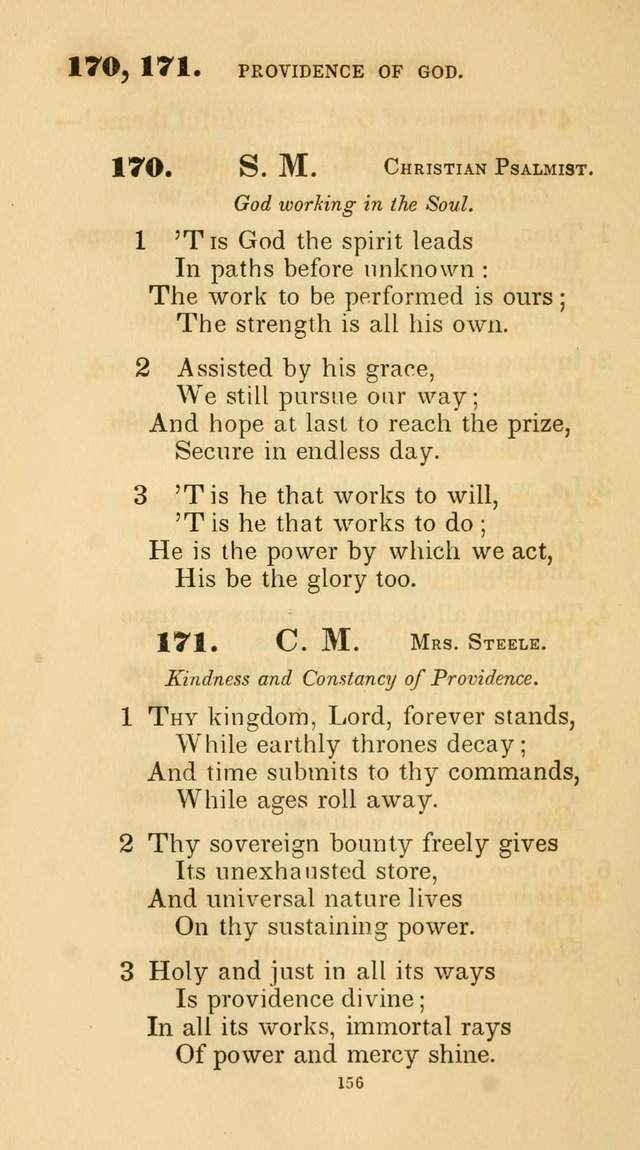 A Collection of Psalms and Hymns for Christian Worship. (45th ed.) page 156