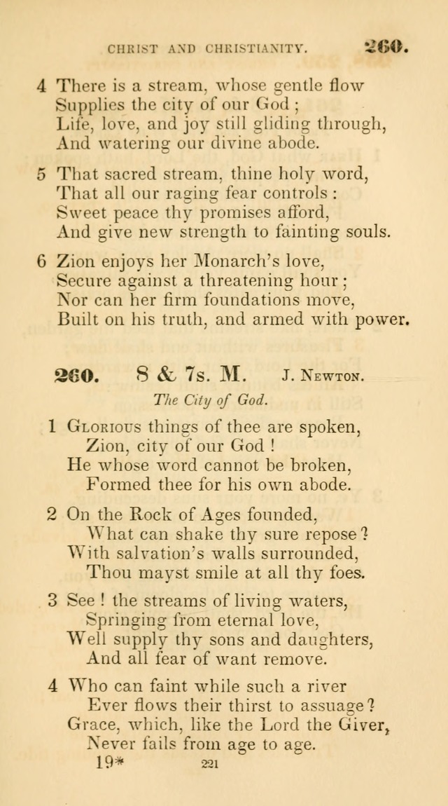 A Collection of Psalms and Hymns for Christian Worship. (45th ed.) page 221