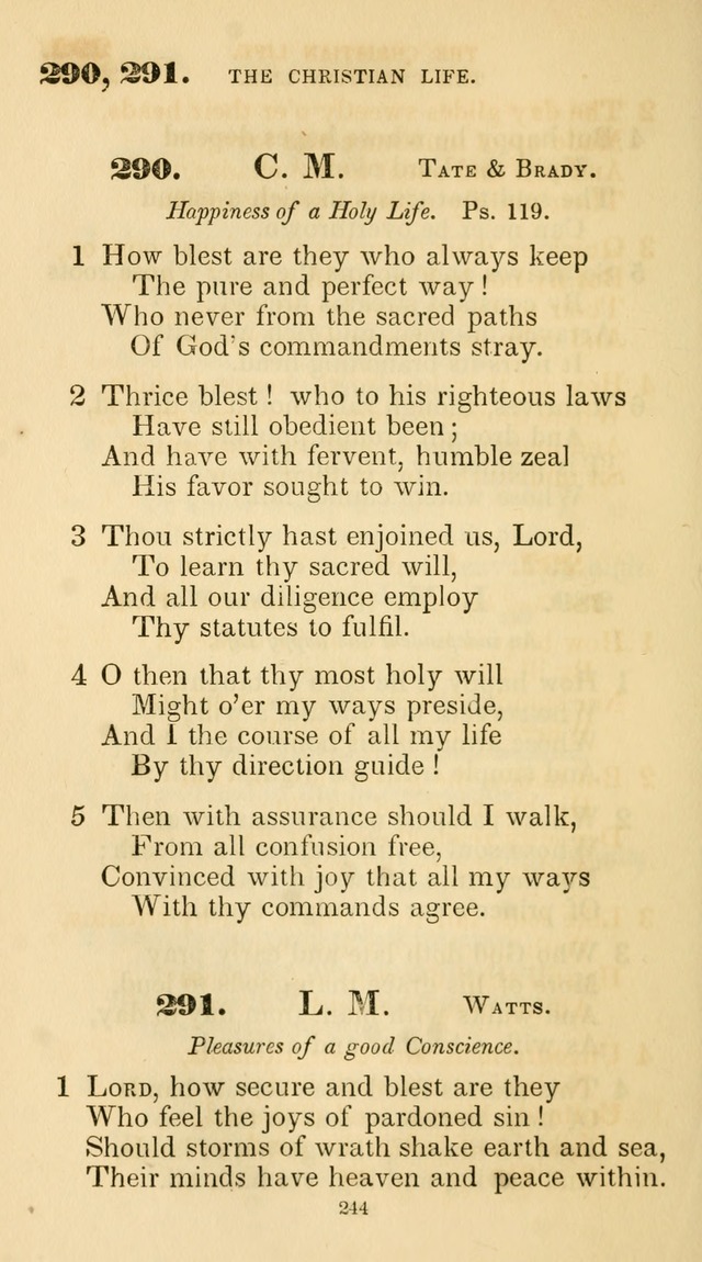 A Collection of Psalms and Hymns for Christian Worship. (45th ed.) page 244
