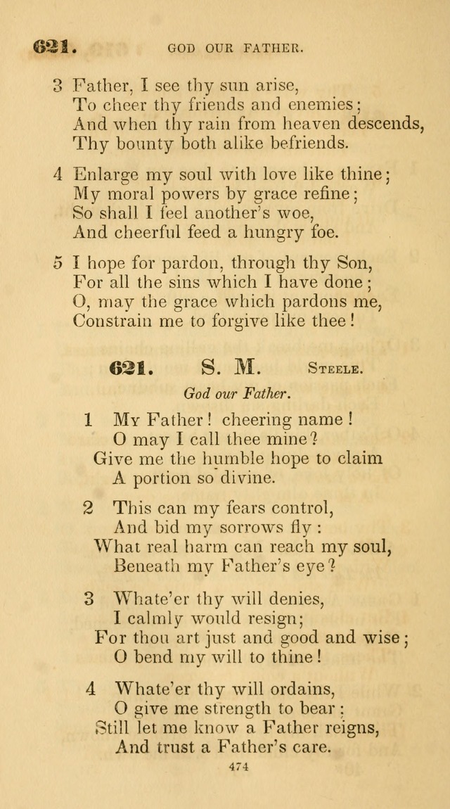 A Collection of Psalms and Hymns for Christian Worship. (45th ed.) page 474