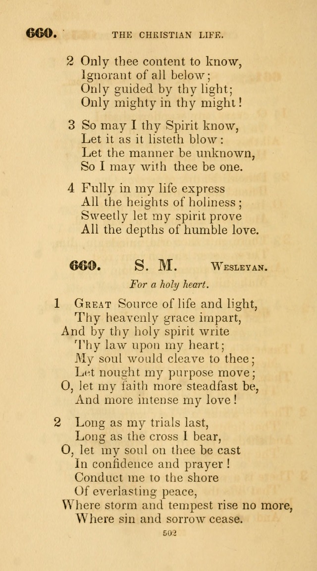 A Collection of Psalms and Hymns for Christian Worship. (45th ed.) page 502