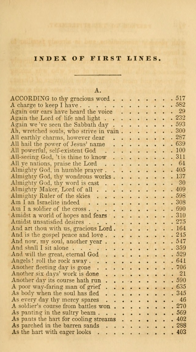 A Collection of Psalms and Hymns for Christian Worship. (45th ed.) page 7