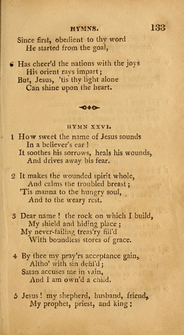 A Collection of Psalms and Hymns: from various authors, chiefly designed for public worship (4th ed.) page 133