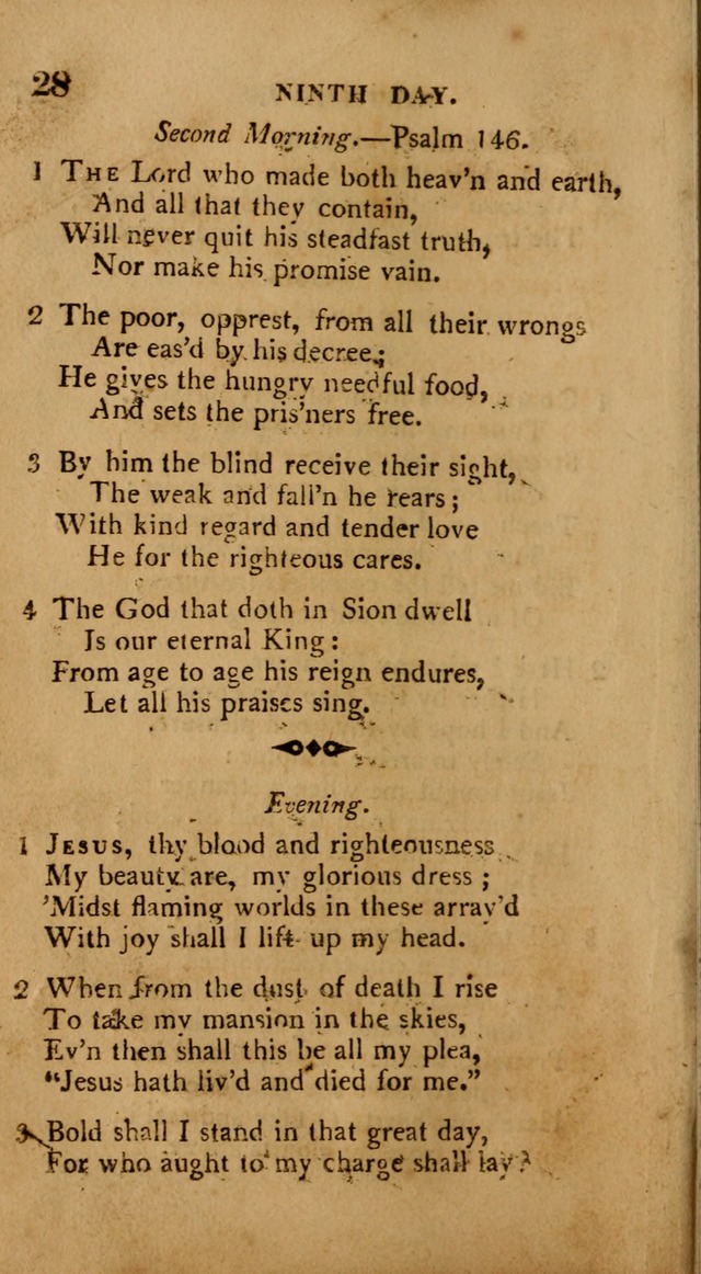 A Collection of Psalms and Hymns: from various authors, chiefly designed for public worship (4th ed.) page 28