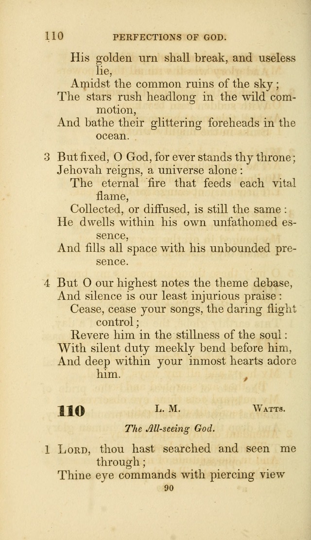 A Collection of Psalms and Hymns: from Watts, Doddridge, and others (4th ed. with an appendix) page 112