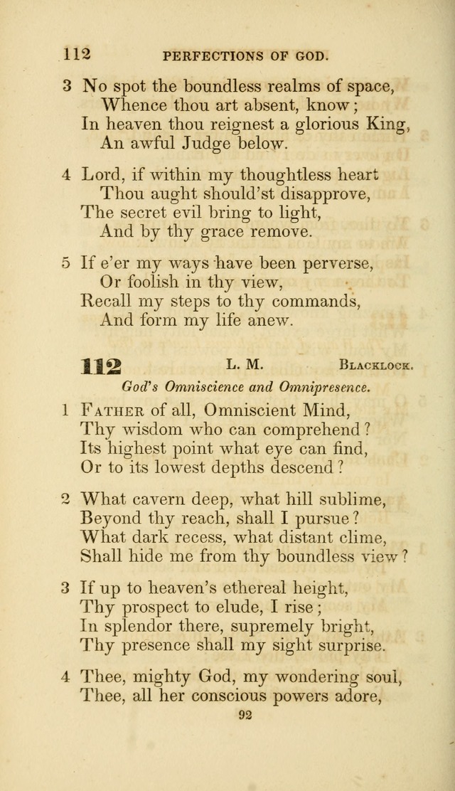 A Collection of Psalms and Hymns: from Watts, Doddridge, and others (4th ed. with an appendix) page 114
