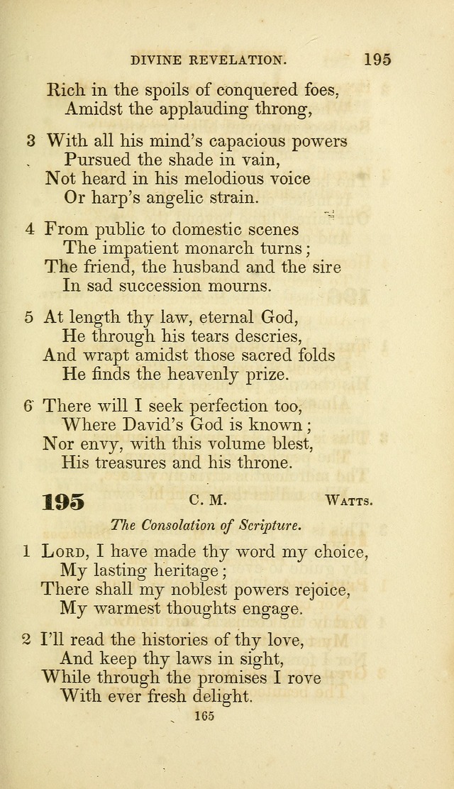 A Collection of Psalms and Hymns: from Watts, Doddridge, and others (4th ed. with an appendix) page 187
