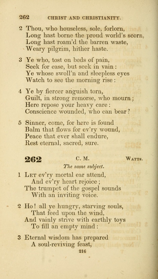 A Collection of Psalms and Hymns: from Watts, Doddridge, and others (4th ed. with an appendix) page 238