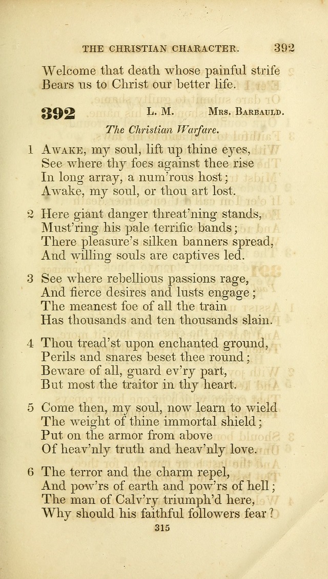 A Collection of Psalms and Hymns: from Watts, Doddridge, and others (4th ed. with an appendix) page 339