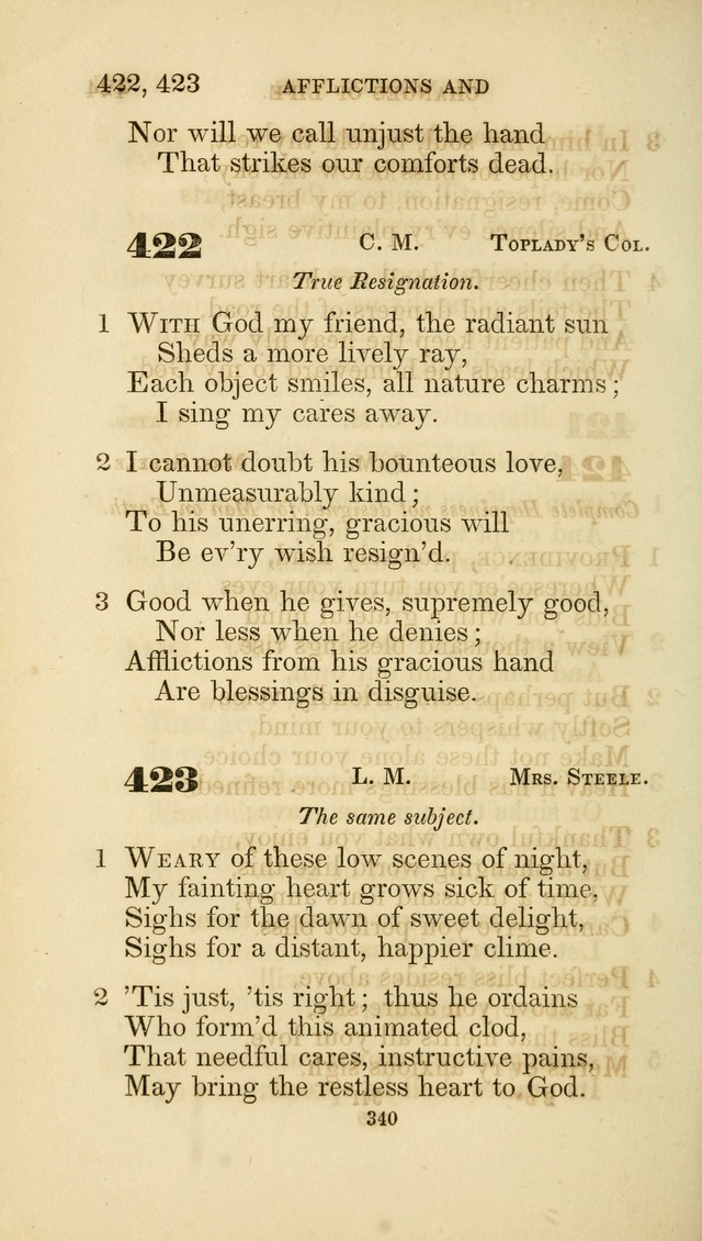 A Collection of Psalms and Hymns: from Watts, Doddridge, and others (4th ed. with an appendix) page 364