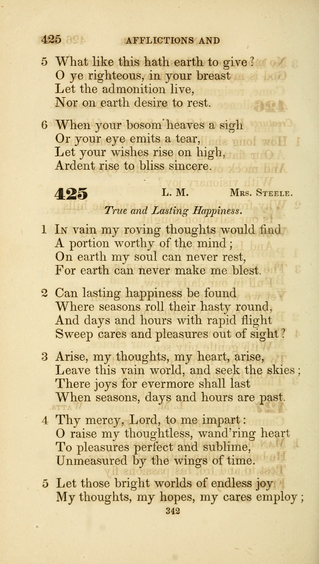 A Collection of Psalms and Hymns: from Watts, Doddridge, and others (4th ed. with an appendix) page 366
