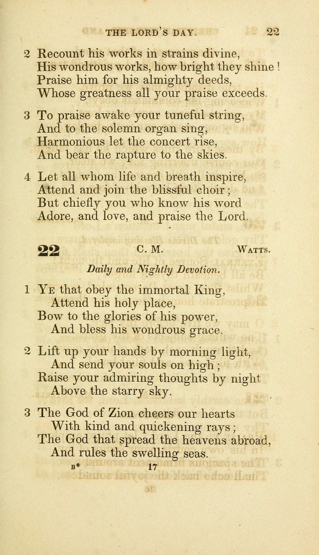 A Collection of Psalms and Hymns: from Watts, Doddridge, and others (4th ed. with an appendix) page 39