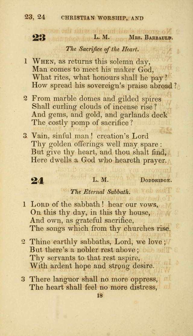 A Collection of Psalms and Hymns: from Watts, Doddridge, and others (4th ed. with an appendix) page 40