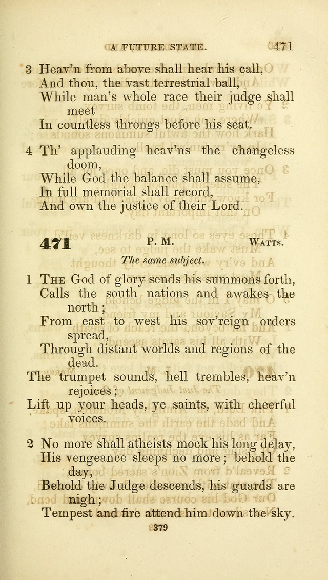 A Collection of Psalms and Hymns: from Watts, Doddridge, and others (4th ed. with an appendix) page 403