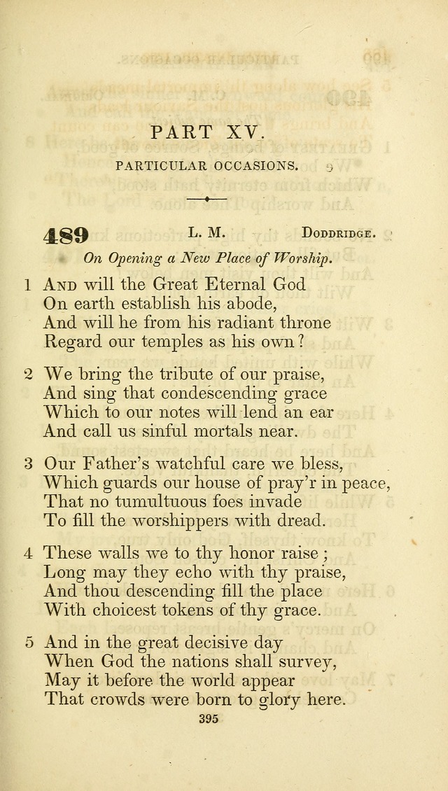 A Collection of Psalms and Hymns: from Watts, Doddridge, and others (4th ed. with an appendix) page 419